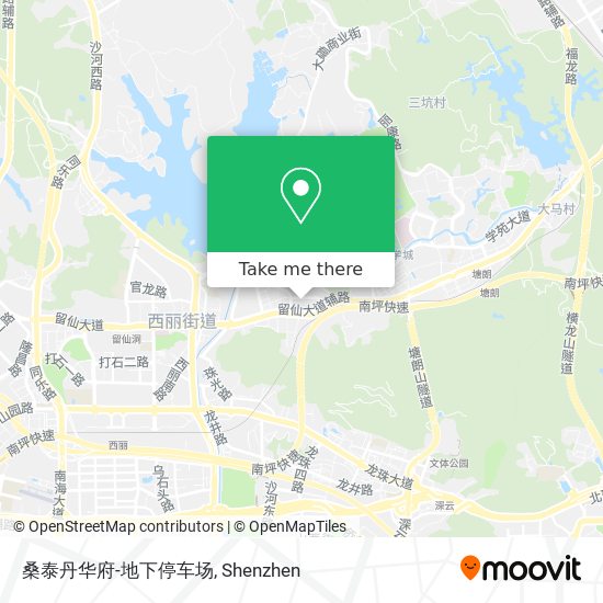桑泰丹华府-地下停车场 map