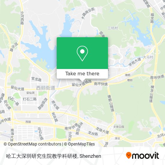 哈工大深圳研究生院教学科研楼 map