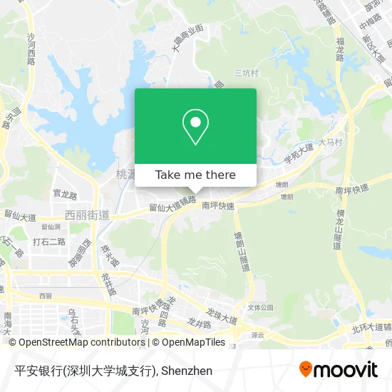 平安银行(深圳大学城支行) map