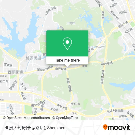 亚洲大药房(长塘路店) map
