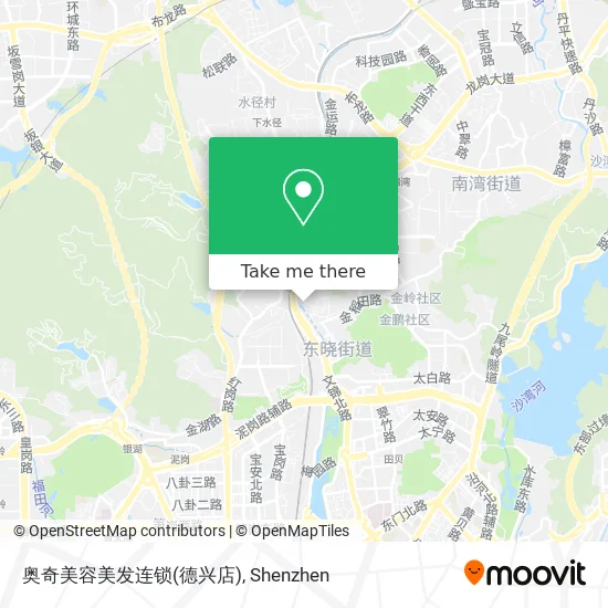 奥奇美容美发连锁(德兴店) map