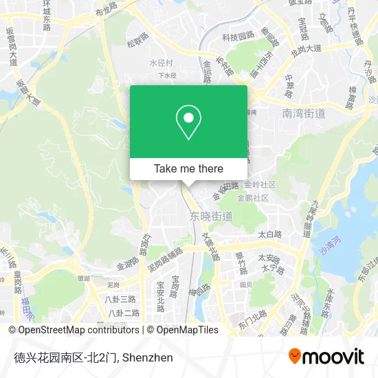 德兴花园南区-北2门 map