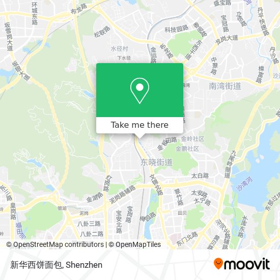 新华西饼面包 map