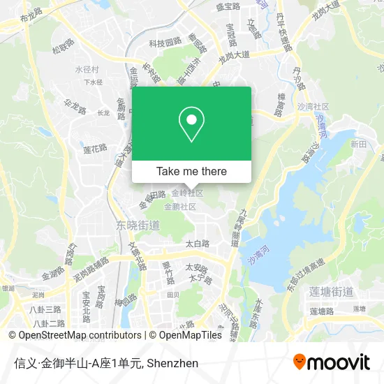 信义·金御半山-A座1单元 map