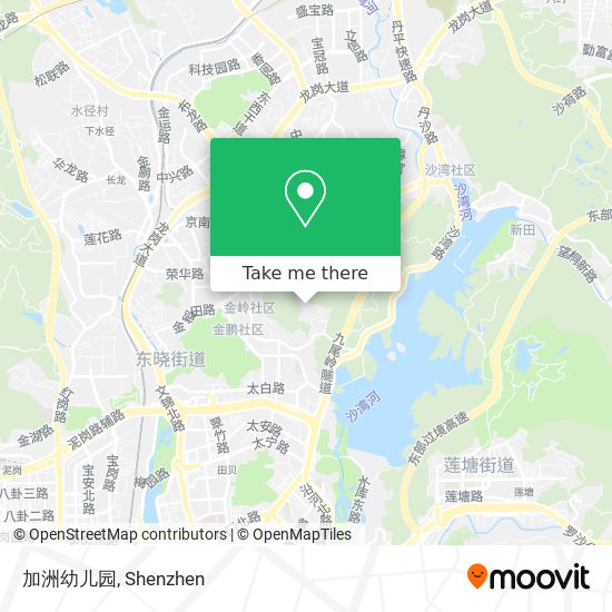 加洲幼儿园 map