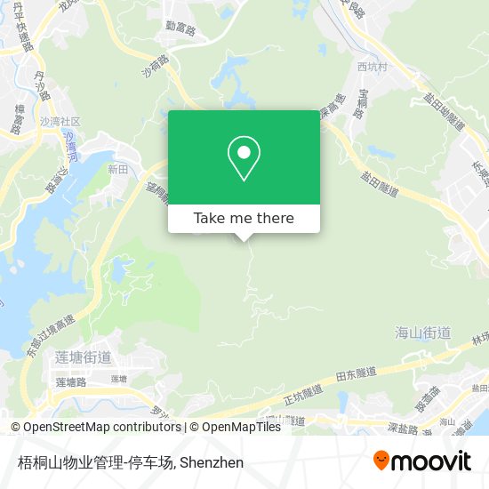 梧桐山物业管理-停车场 map