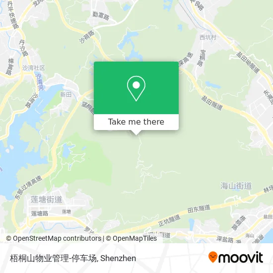梧桐山物业管理-停车场 map