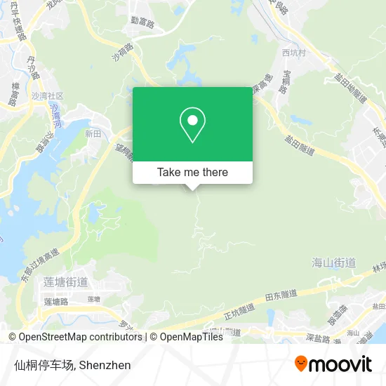 仙桐停车场 map