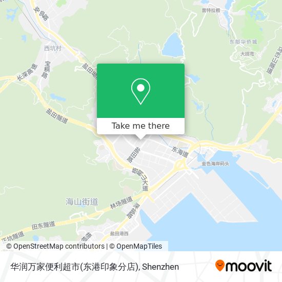 华润万家便利超市(东港印象分店) map