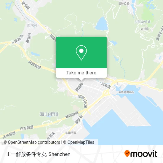 正一解放备件专卖 map