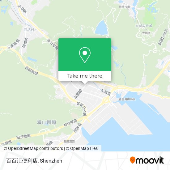 百百汇便利店 map