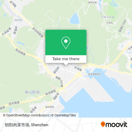 朝阳肉菜市场 map