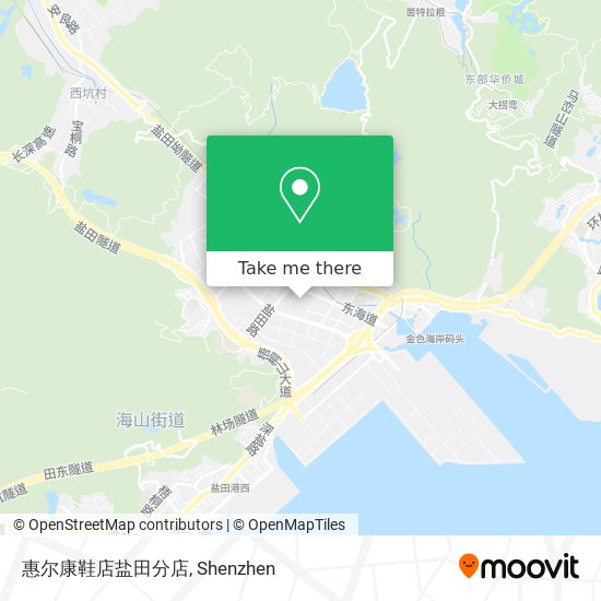 惠尔康鞋店盐田分店 map
