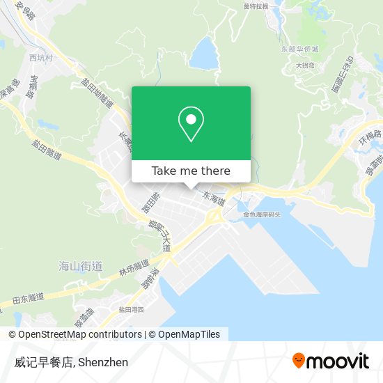 威记早餐店 map