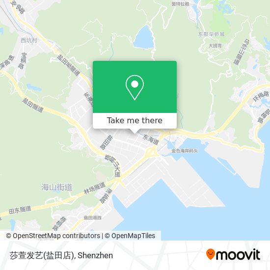 莎萱发艺(盐田店) map