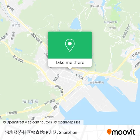 深圳经济特区检查站轮训队 map