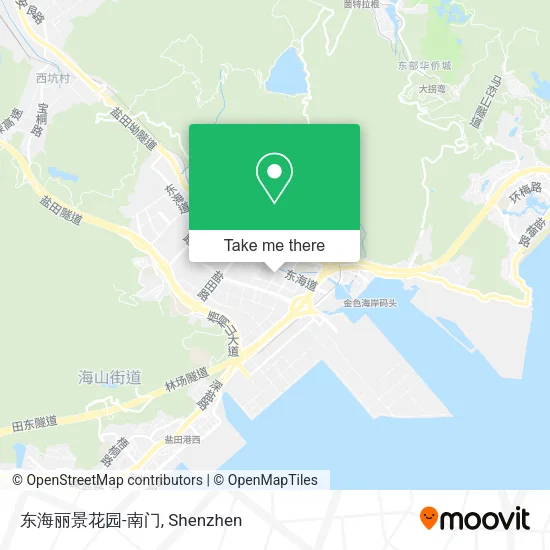 东海丽景花园-南门 map