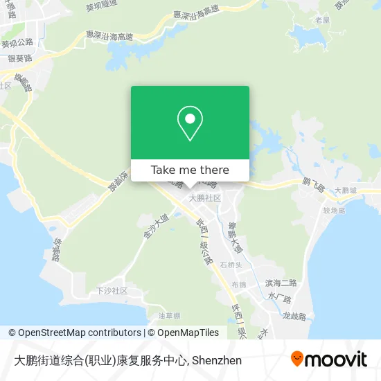 大鹏街道综合(职业)康复服务中心 map