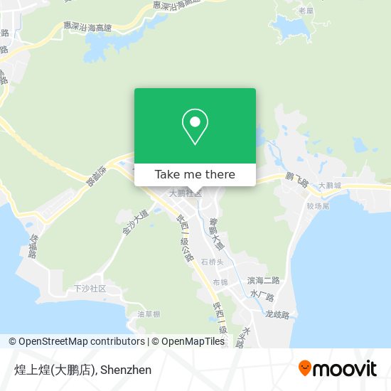 煌上煌(大鹏店) map