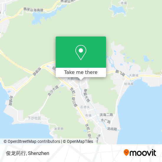 俊龙药行 map