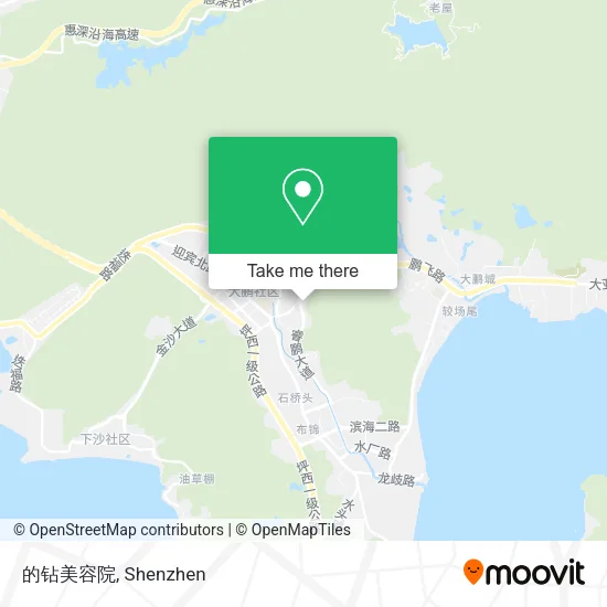 的钻美容院 map