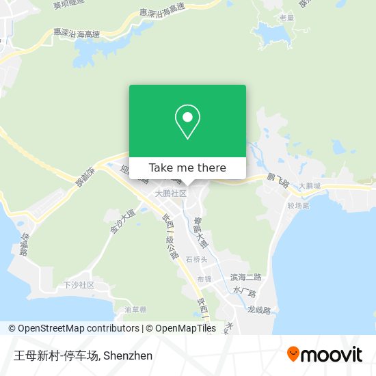 王母新村-停车场 map