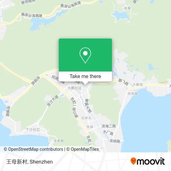 王母新村 map