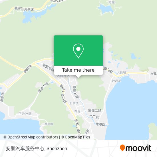 安鹏汽车服务中心 map