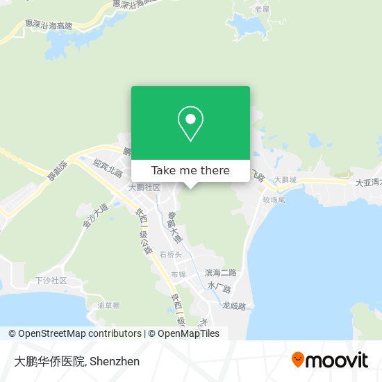 大鹏华侨医院 map
