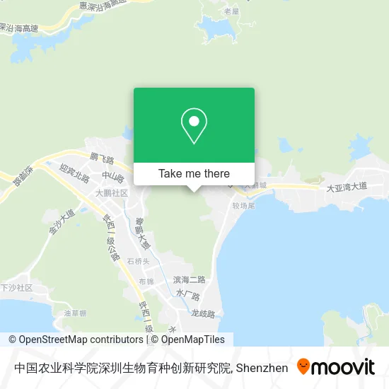 中国农业科学院深圳生物育种创新研究院 map