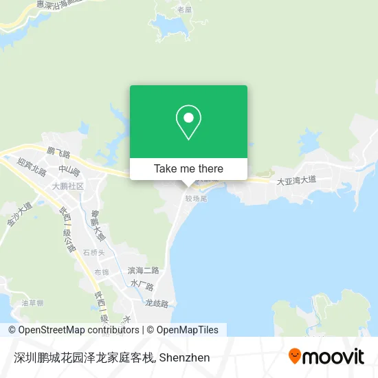深圳鹏城花园泽龙家庭客栈 map