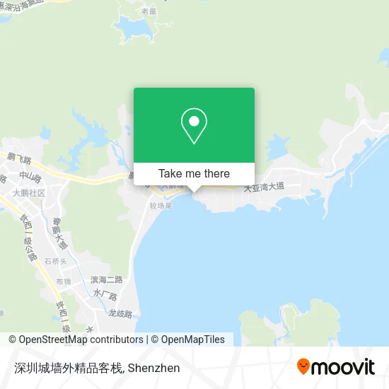 深圳城墙外精品客栈 map