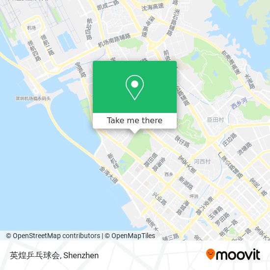 英煌乒乓球会 map
