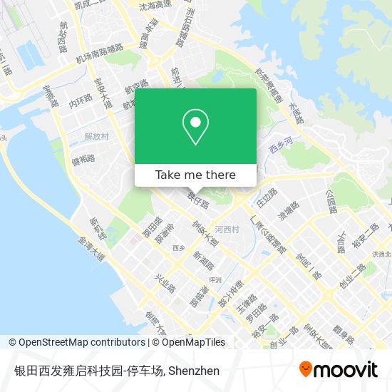 银田西发雍启科技园-停车场 map