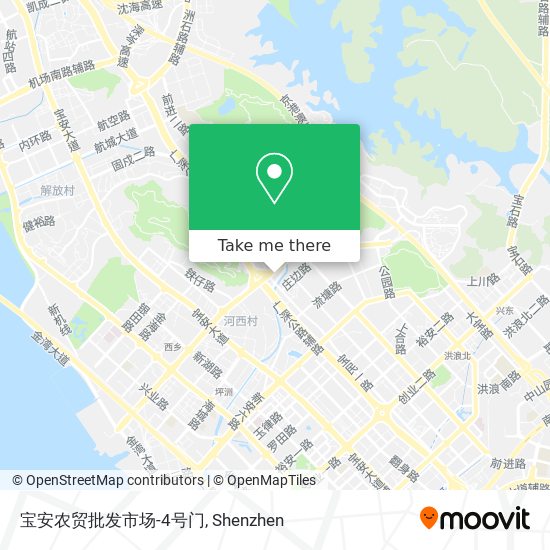 宝安农贸批发市场-4号门 map