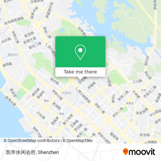 凯帝休闲会所 map