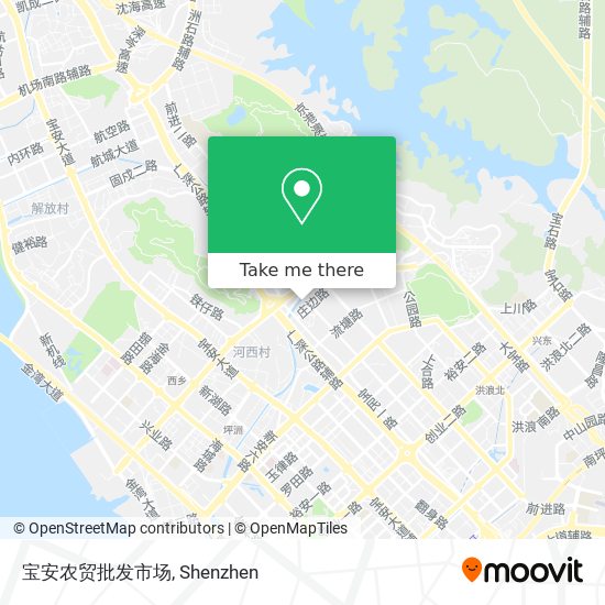 宝安农贸批发市场 map