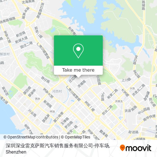 深圳深业雷克萨斯汽车销售服务有限公司-停车场 map