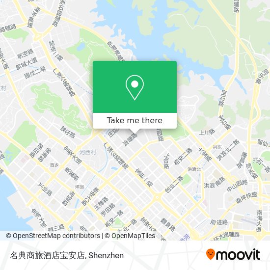 名典商旅酒店宝安店 map