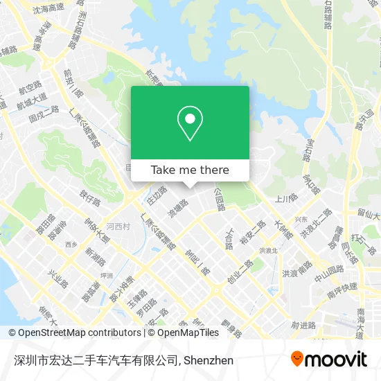 深圳市宏达二手车汽车有限公司 map