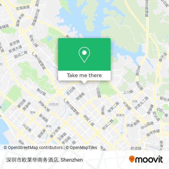 深圳市欧莱华商务酒店 map