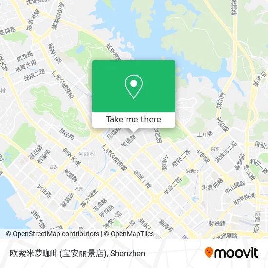 欧索米萝咖啡(宝安丽景店) map