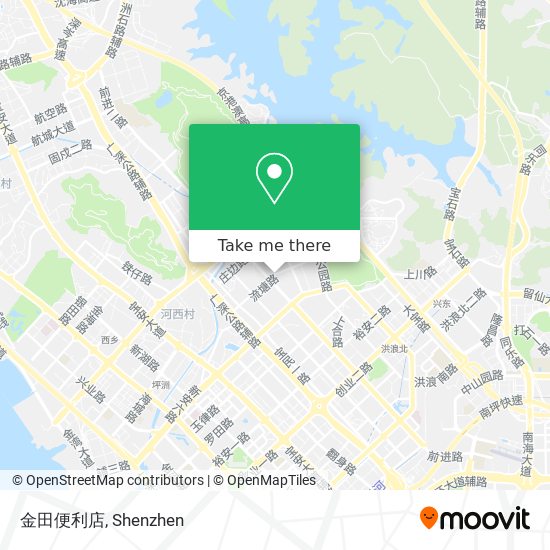 金田便利店 map