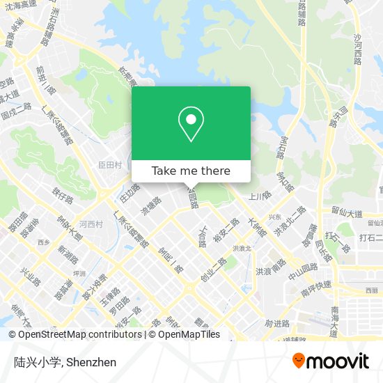 陆兴小学 map
