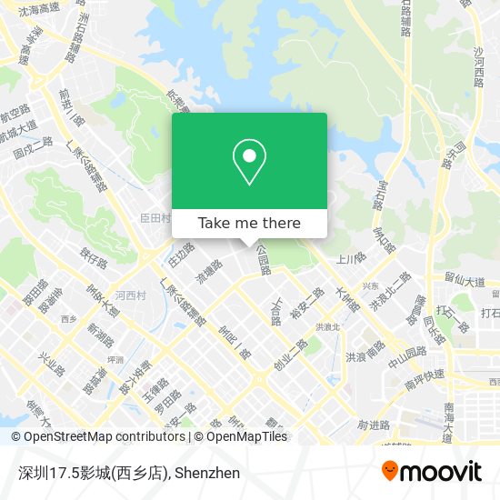 深圳17.5影城(西乡店) map