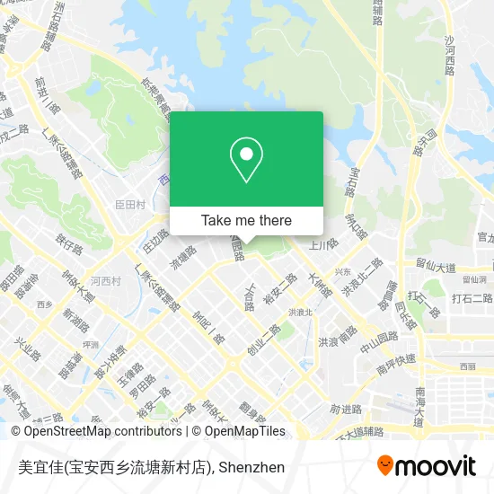 美宜佳(宝安西乡流塘新村店) map