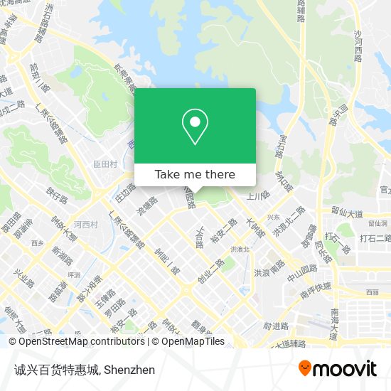 诚兴百货特惠城 map