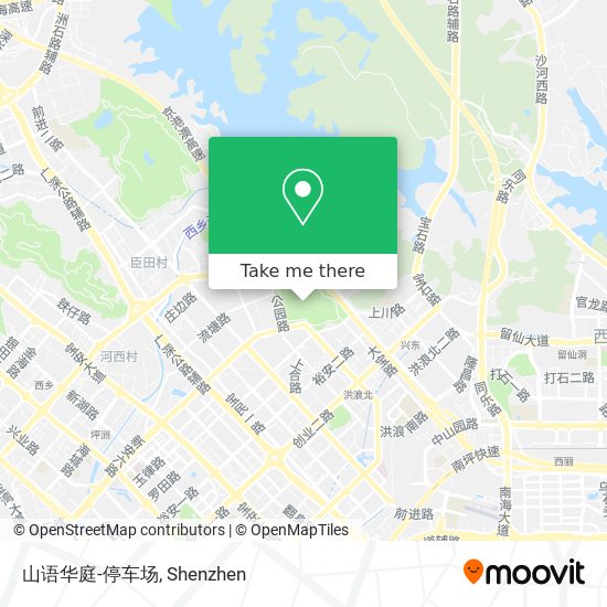 山语华庭-停车场 map