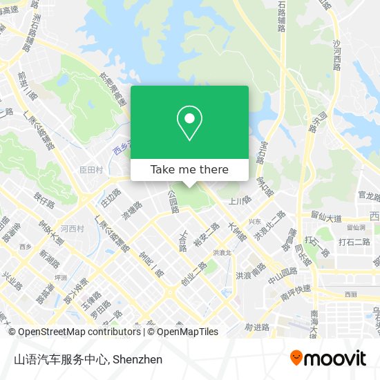 山语汽车服务中心 map