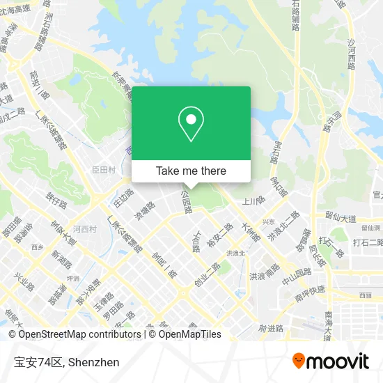 宝安74区 map